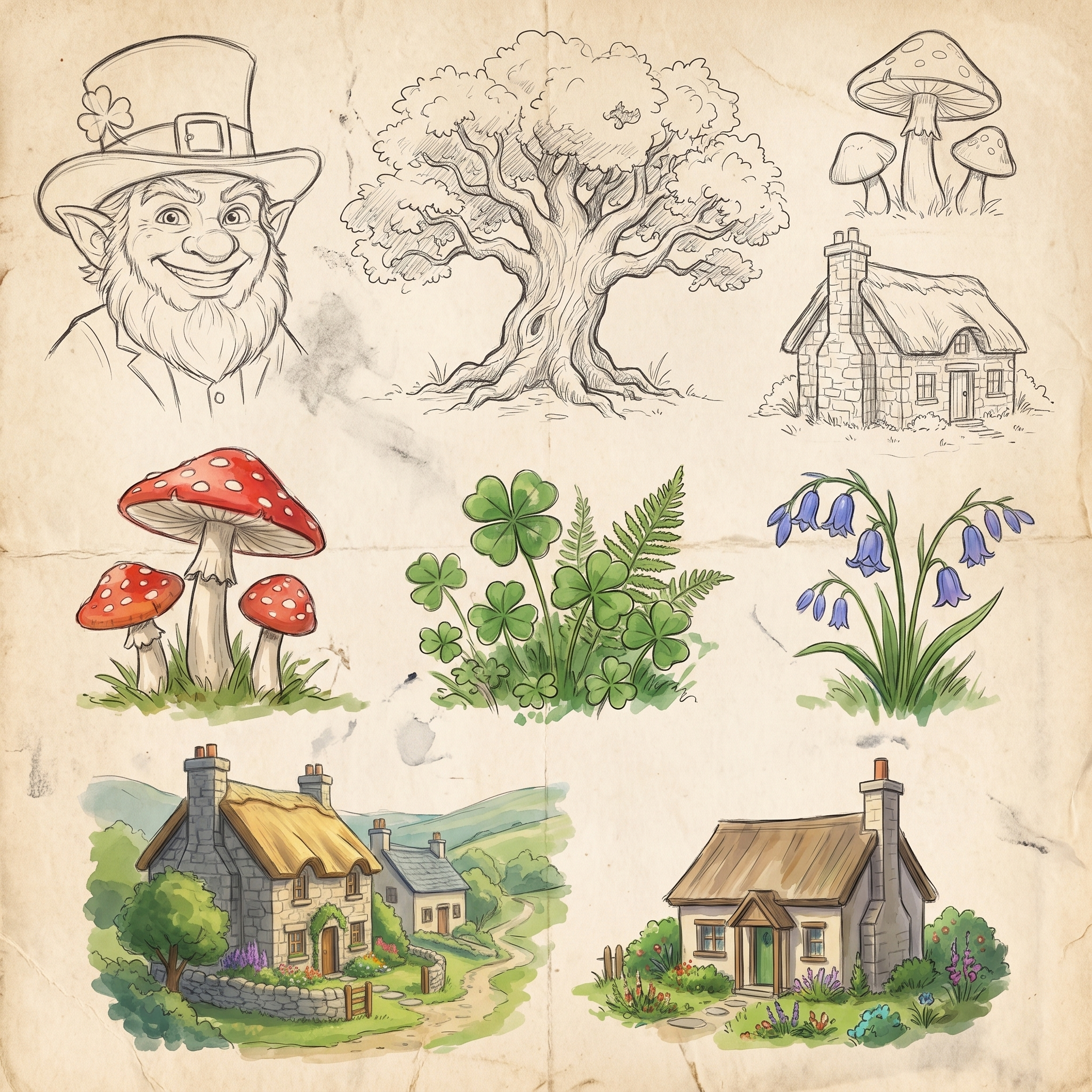 Irish Forest concept art